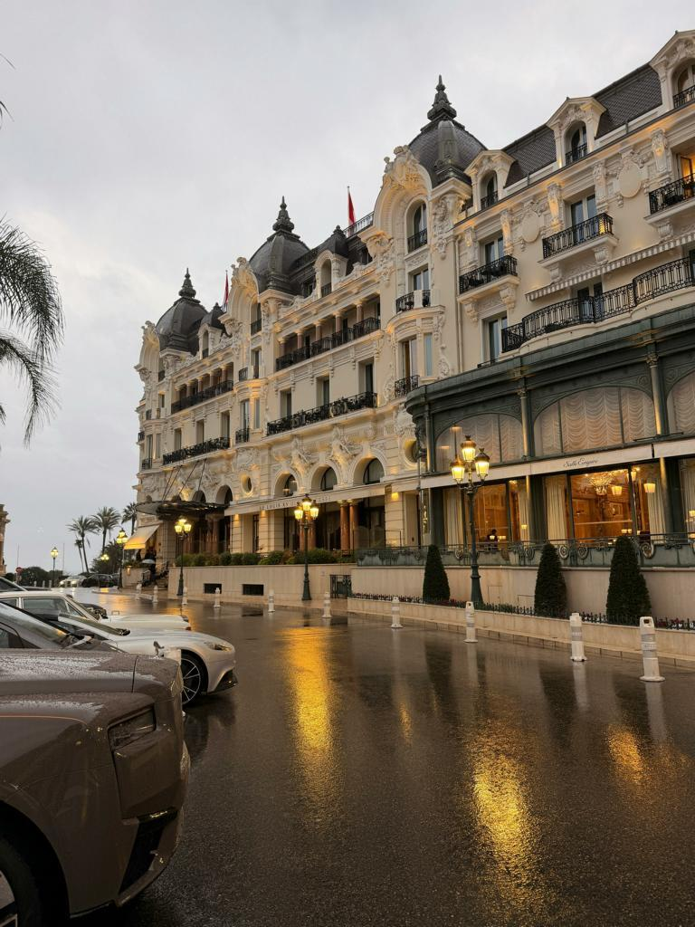 Hotel de Paris Monte-Carlo Monaco - Night Facade Hotel de Paris Monte-Carlo Monaco - Night Facade