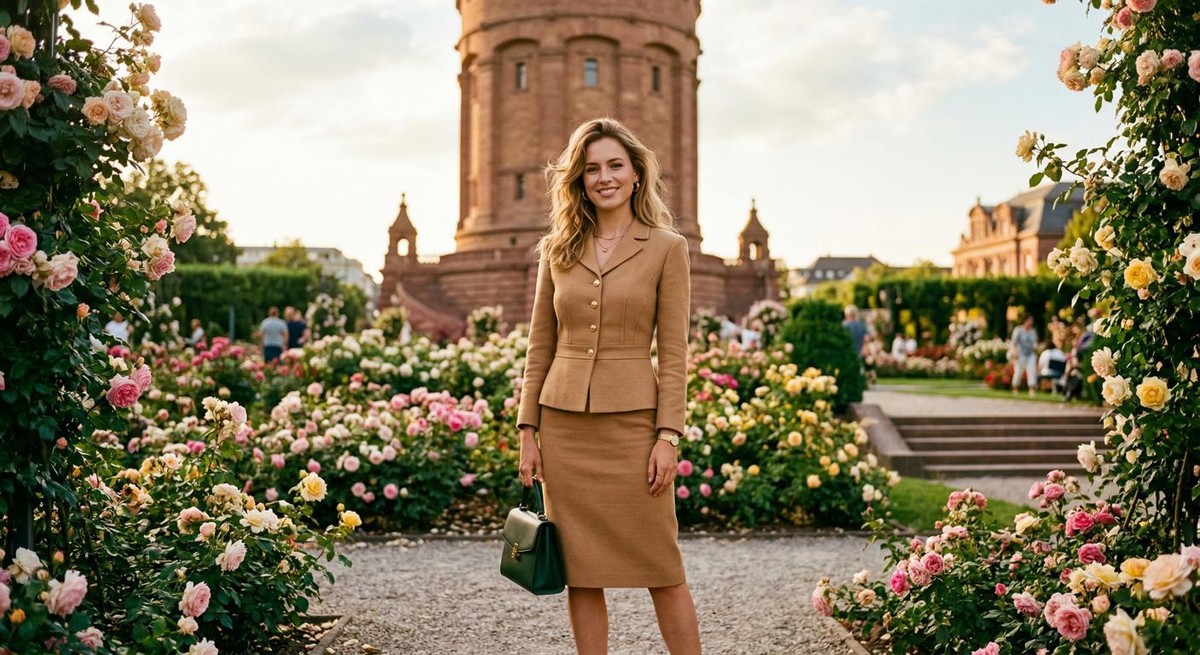 Escort Mannheim - Water Tower in the Rose Garden Escort Mannheim - Water Tower in the Rose Garden