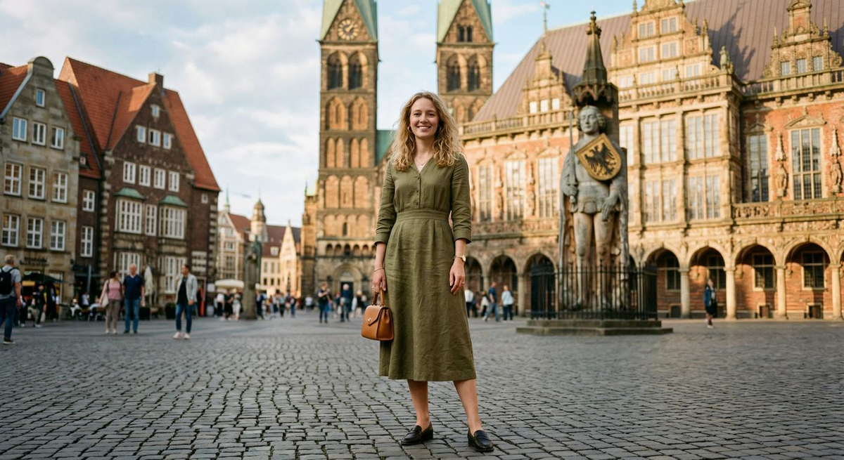 Escort Bremen - Market Square with Roland Statue Escort Bremen - Market Square with Roland Statue