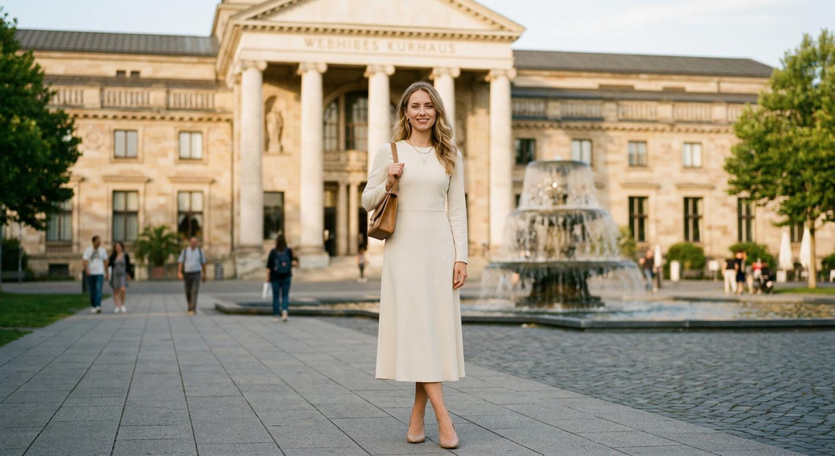 Escort Wiesbaden - Kurhaus with Fountain Escort Wiesbaden - Kurhaus with Fountain
