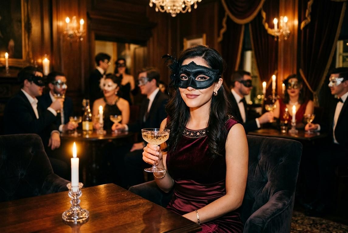 Escort Frankfurt - Night of Masks at an Exclusive Club Escort Frankfurt - Night of Masks at an Exclusive Club