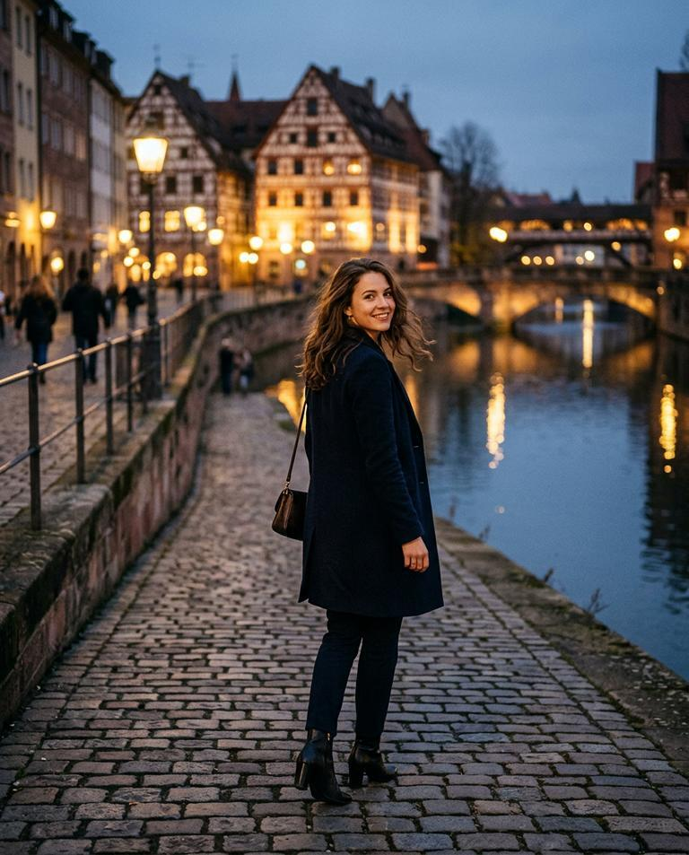 High Class Escort Nuremberg - Evening Walk along the Pegnitz River High Class Escort Nuremberg - Evening Walk along the Pegnitz River