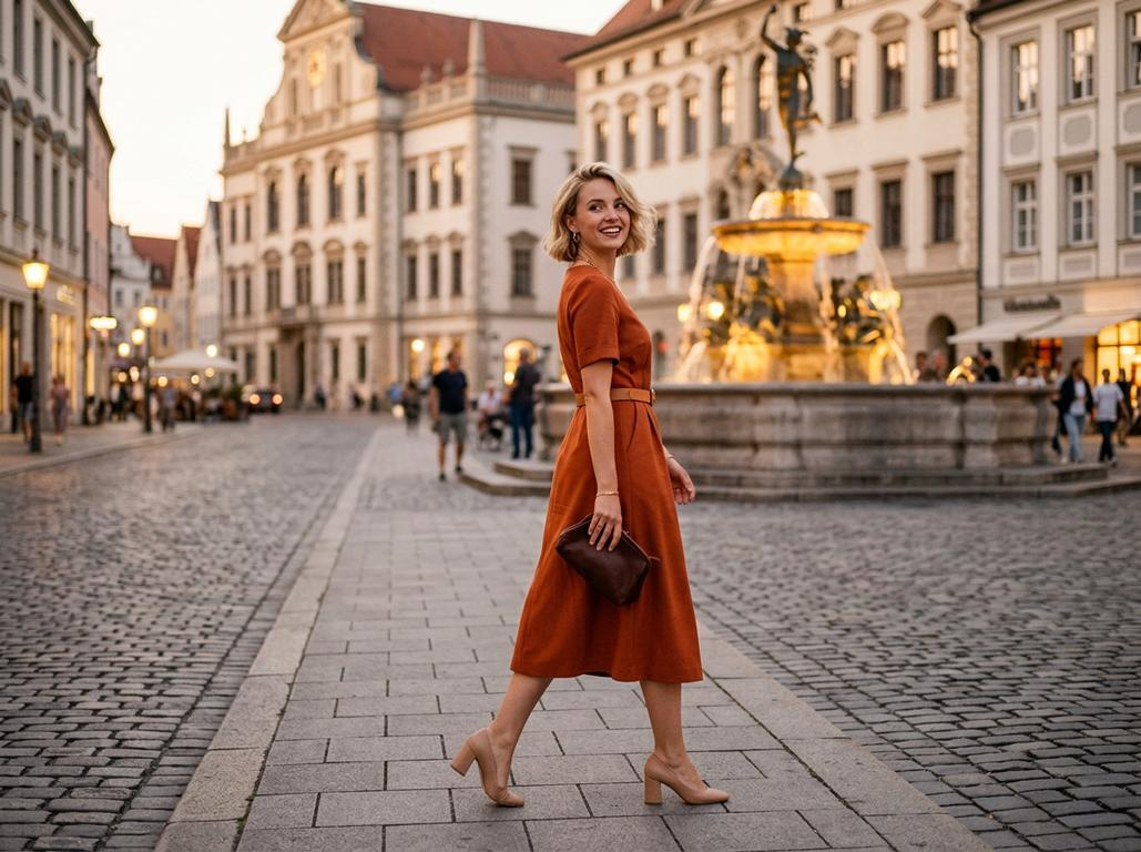 Escort Augsburg - Elegante Begleitung an der Maximilianstraße mit beleuchtetem Brunnen Escort Augsburg - Elegante Begleitung an der Maximilianstraße mit beleuchtetem Brunnen