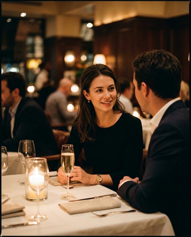 High Class Escort Begleitung beim Geschäftsessen im Restaurant High Class Escort Begleitung beim Geschäftsessen im Restaurant